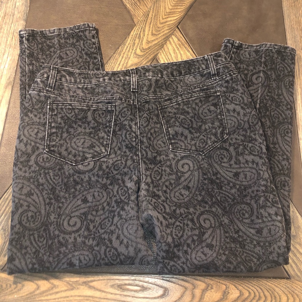 Cato Paisley Print Jeans_16 - Picture 2 of 7